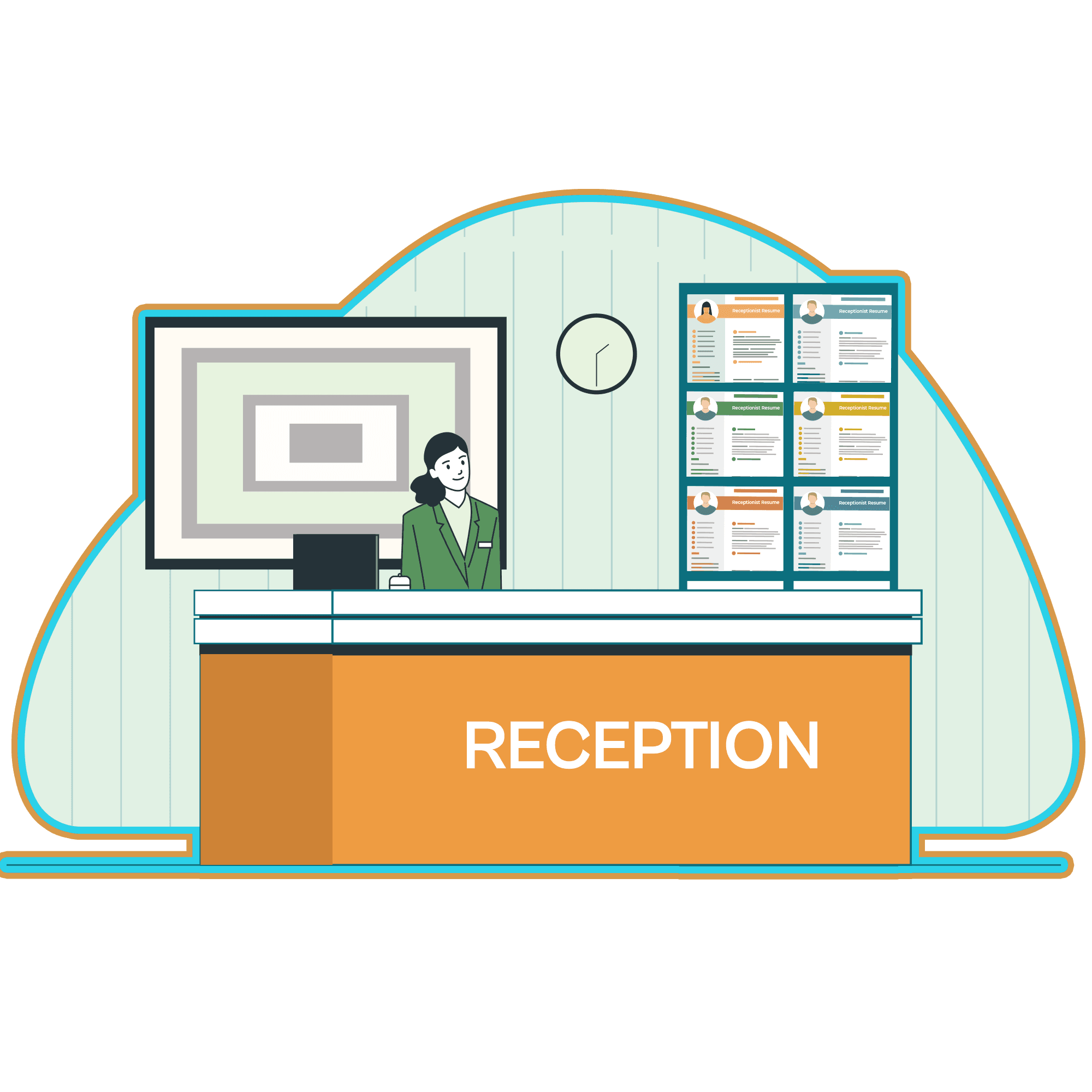 receptionist resume examples and writing tips